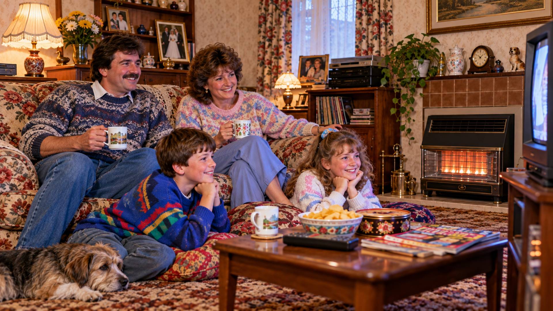 British Family Sitting Room