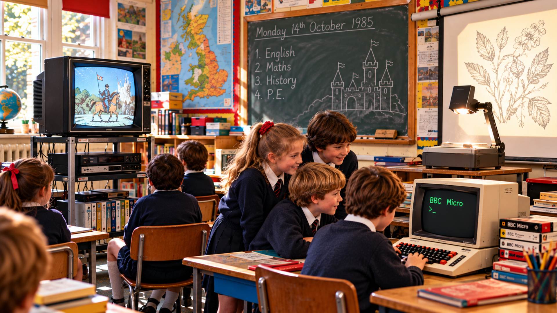 Waiting for a Turn on the BBC Micro