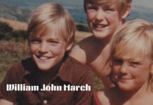 This book tells the story of William John March, who was Mary Berry’s beloved son. William John March