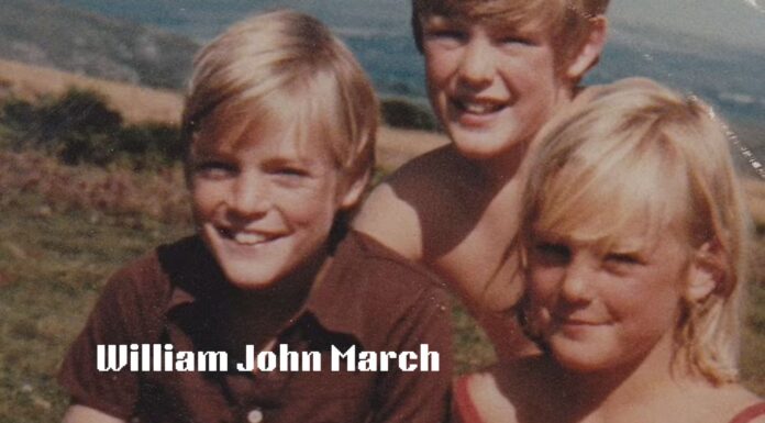 This book tells the story of William John March, who was Mary Berry’s beloved son. William John March